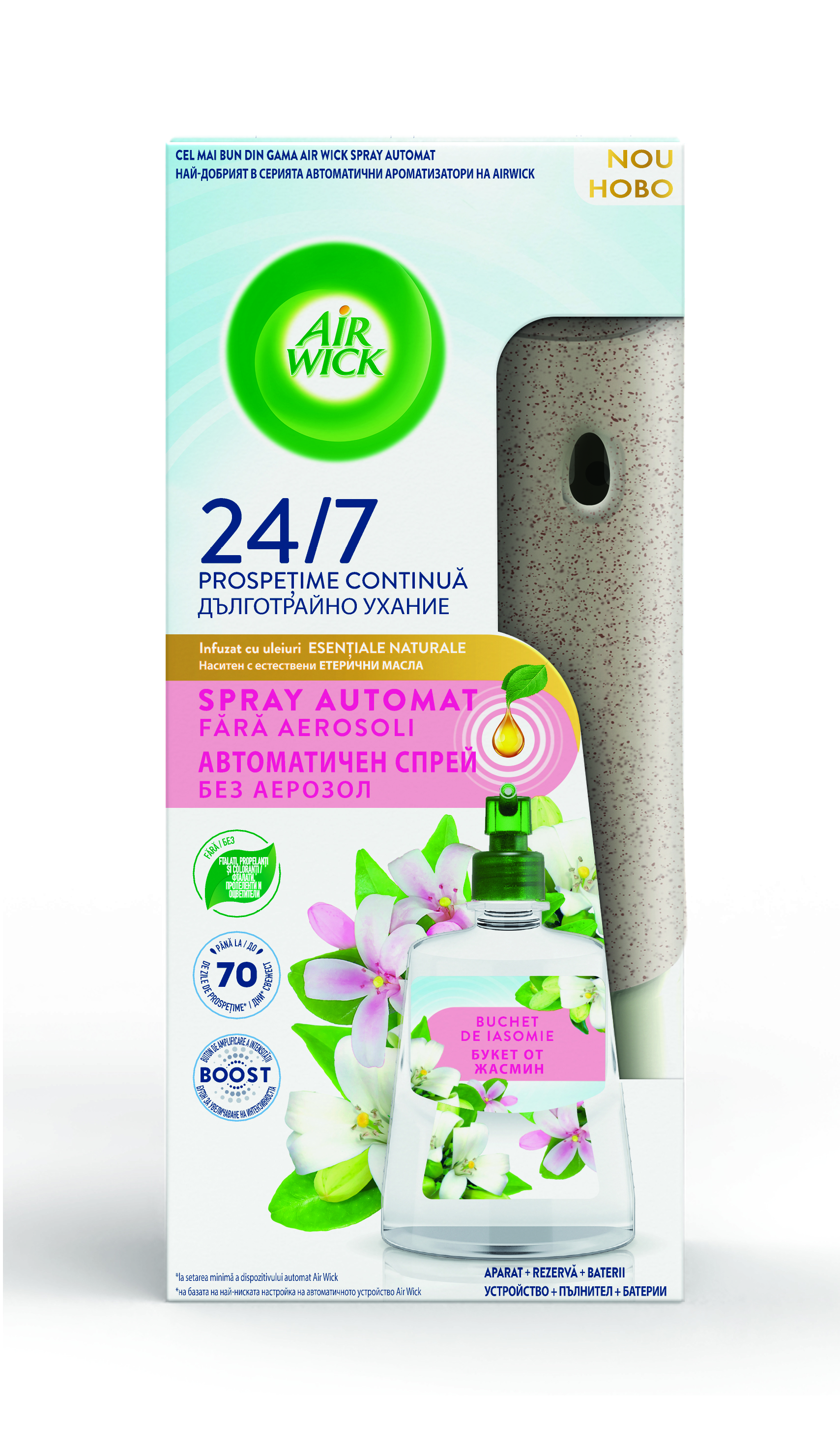 Odorizant camera fara aerosoli