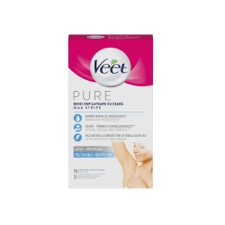 Produse Veet Benzi de ceara depilatoare Veet under arm, 16 benzi