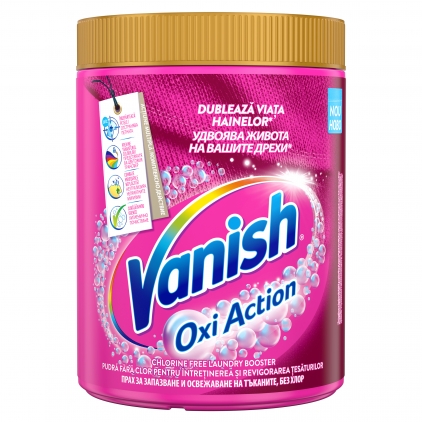 Pudra indepartare pete Pudra pentru indepartarea petelor pentru haine colorate Vanish Oxi Action, 846gr
