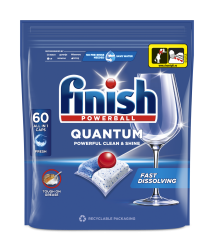 Detergenti vase Finish Quantum detergent capsule pentru masina de spalat vase, 60 spalari