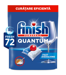 Detergenti vase Finish Quantum detergent capsule pentru masina de spalat vase, 72 spalari