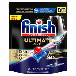 Detergenti vase Finish Ultimate detergent capsule pentru masina de spalat vase, 50 spalari