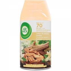 Produse Air Wick Rezerva spray odorizant automat de camera Air Wick Freshmatic, Lemn de Santal & Vanilie, 250ml