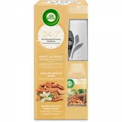 Produse Air Wick Odorizant automat de camera Air Wick Freshmatic, Lemn de Santal & Vanilie, 250ml