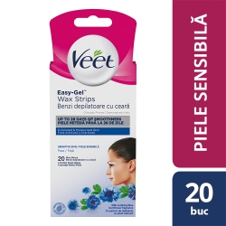 Benzi de ceara rece Veet pentru fata, 20 benzi