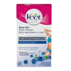 Produse Veet Benzi de ceara rece Veet pentru linia bikinilor si axile, 16 benzi